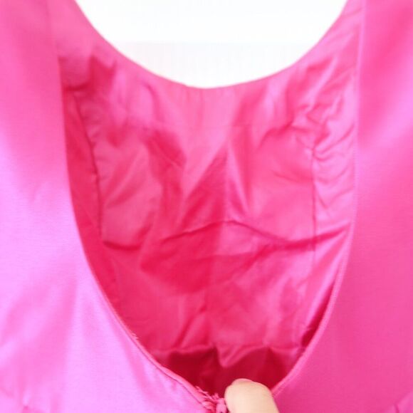 NWT SHERRI HILL pink coctail dress fuchsia 0 mini flare scoop party event summer - Picture 7 of 10